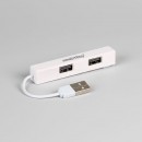 Разветвитель USB 2.0 HUB Smartbuy 4 порта белый (SBHA-408-W) фото №1599