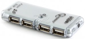 Разветвитель USB 2.0 GEMBIRD UHB-C244, 4 порта, питание, блистер фото №1608