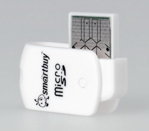 Устройство чтения карт памяти Smartbuy (SBR-706-W) MicroSD белый фото №1624