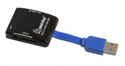 Устройство чтения карт памяти Smartbuy (SBR-700-K) (SD, microSD, MS, M2) USB 3.0 черный фото №1647