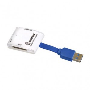 Устройство чтения карт памяти Smartbuy (SBR-700-W) (SD, microSD, MS, M2) USB 3.0 белый фото №1648