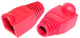 Колпачок пластиковый для вилки RJ-45, красный VCOM  фото №2029