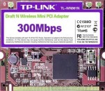 Беспроводная сетевая карта TP-Link TL-WN961N Wireless mini-PCI Adapter, Atheros, 3x3 MIMO, 2.4GHz, 802.11n Draft 2.0, 02.11b/g фото №2057
