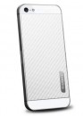 Защитная пленка скин для iPhone 5S/5 Skin Guard  белый карбон + пленка на экран (SGP09569) фото №2071