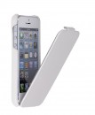 Чехол флип-кейс кожаный Smartbuy для iPhone 5/5S, Le lychee, белый (SBC-Le lychee-W) фото №2080