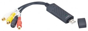 Адаптер видео-захвата USB с комлпектом проводов для подключения (RCA, S-Video), Gembird UVG-002 фото №2519