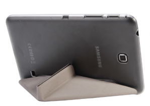 Чехол для планшета Samsung Galaxy Tab4 8" hard case иск.кожа черный с прозрачной задней стенкой ITSSGT4801-1 фото №2735