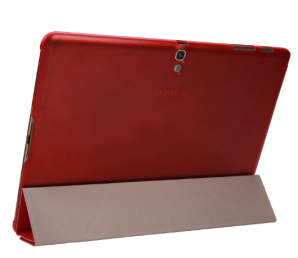Чехол для планшета Samsung Galaxy TabS 10.5" hard case искус. кожа красный с тонированной задней стенкой ITSSGTS1051-3 фото №2739