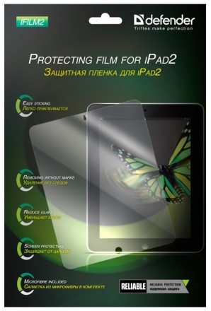 Аксессуар для iPad iFilm2 защитная пленка DEFENDER фото №2803