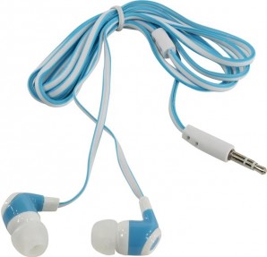 Наушники Defender Trendy 702 для MP3, белый&голубой, 1,1 м фото №2879