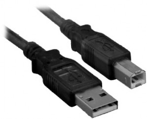 Кабель USB AM/BM 4.5 m Gembird CCP-USB2-AMBM-15 зол.конт черный фото №3124