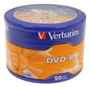 Диск DVD-R Verbatim 4,7Gb 16x (50шт) Shrink фото №3145