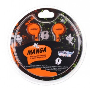 Наушники SmartBuy® MANGA, оранжевые (арт. SBE-1040) фото №3371
