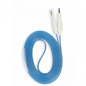 Кабель Smartbuy (iK-512m blue) USB - 8-pin для Apple, магнитный, длина 1,2 м, голубой фото №3395