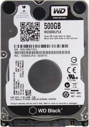 Жёсткий диск WD 500GB WD5000LPLX (7200 rpm) 32mb 2,5" SATA III фото №3858