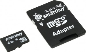 Память MicroSDHC 004Gb Smart Buy class 10 с адаптером фото №3882