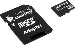 Память MicroSDHC 016Gb Smart Buy Class 10 UHS-1 (с адаптером SD) фото №3887