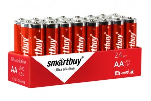 Батарея алкалиновая AA Smartbuy LR6/4S (24/480)  (SBBA-2A24S) фото №3990