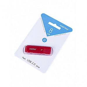 Память Flash USB 08 Gb Smart Buy Dock Red фото №4118