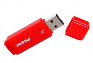 Память Flash USB 08 Gb Smart Buy Dock Red фото №4119