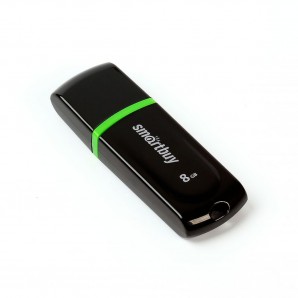 Память Flash USB 08 Gb Smart Buy Paean Black фото №4141