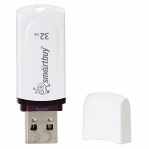 Память Flash USB 32 Gb Smart Buy Paean White фото №4197