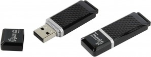 Память Flash USB 64 Gb Smart Buy Quartz series Black фото №4234