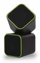 Колонки SmartBuy® 2.0 CUTE, мощность 6Вт, USB, черно-зеленые (SBA-2580) фото №4595
