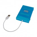 Внешний корпус AgeStar SUBCP1 (BLUE) USB2.0, пластик, синий, безвинтовая конструкция фото №4692