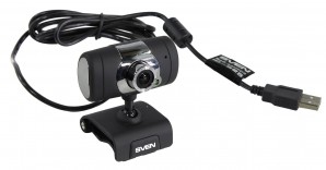 Веб-камера SVEN IC-525 1.30 млн пикс., 1280x1024, USB 2.0, ручная фокусировка, встроенный микрофон, крепление на мониторе фото №4807