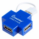 Разветвитель USB 2.0 HUB Smartbuy 4 порта голубой (SBHA-6900-B) фото №4949