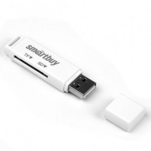 Устройство чтения карт памяти Smartbuy (SBR-715-W) белый SD(HC/ХС), microSD(HC/ХС) фото №5543
