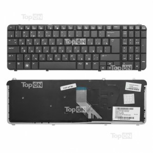 Клавиатура для ноутбука TOP-69781 HP Pavilion DV6-1000 DV6-1100 DV6-1200 DV6-1300 DV6-2000 DV6-2100 Series. Черная. фото №6423