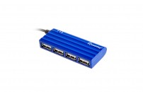Разветвитель USB 2.0 HUB Smartbuy 4 порта голубой (SBHA-6810-B) фото №6436