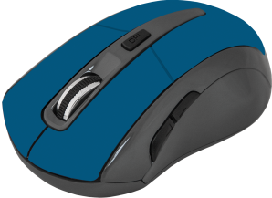 Мышь беспроводная Defender Accura MM-965 голубой,6кнопок,800-1600dpi фото №7253