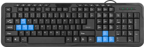 Клавиатура Defender HM-430 RU,черный,полноразмерная фото №7597