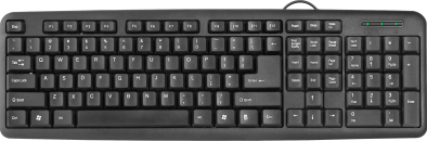 Клавиатура Defender HB-420 RU,черный,полноразмерная фото №7598