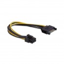 Переходник питания для видеокарт Gembird SATA->PCI-Express 6pin (CC-PSU-SATA) фото №8274