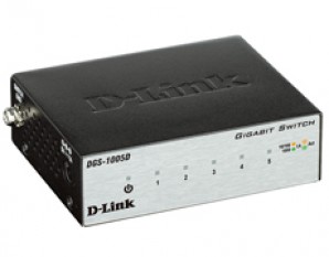 Коммутатор D-Link DGS-1005D (5 ports, 10/100/1000Mbps фото №8382