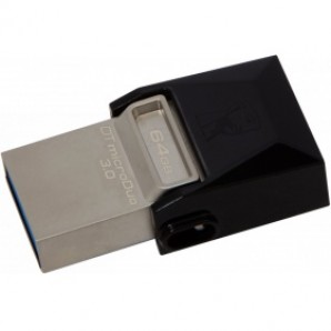 Память Flash USB 64 Gb Kingston OTG (USB/microUSB) (DTDUO3/64GB) USB 3.0 фото №9365