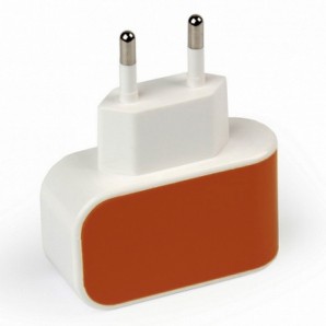 Адаптер питания SmartBuy® COLOR CHARGE, 2А, универсальное, 1хUSB, оранжевое (SBP-8050) фото №9754