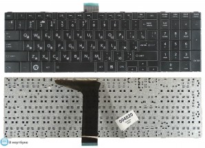 Клавиатура для ноутбука VB-004021 Toshiba Satellite C850 C850d C855 L850 L850d C870 C875 850 Series. Черная фото №10010