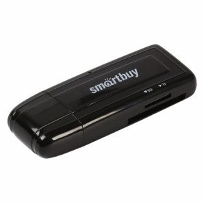 Устройство чтения карт памяти Smartbuy (SBR-705-K) черный microSDHC/SDHC USB 3.0 фото №10233