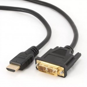 Кабель HDMI-DVI, 1.8м, Cablexpert CC-HDMI-DVI-6 фото №10613