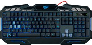 Клавиатура Defender GK-100DL Doom Keeper RU,3-х цветная,19 Anti-Ghost фото №10689