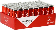 Батарея алкалиновая AA Smartbuy LR6/40 bulk (40/720)  (SBBA-2A40S) фото №10952
