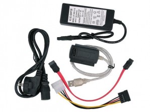 Кабель-адаптер USB2.0 - SATA/IDE (2.5"/3.5") , внешний БП, VCOM <VUS7056> фото №11019