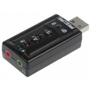 Звуковая карта USB TRUA71 ASIA 8C V & V (C-Media CM108) 2.0 channel out 44-48KHz volume control (7.1 virtual chann фото №11610