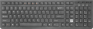 Беспроводная клавиатура Defender UltraMate SM-535 RU,черный,мультимедиа фото №11933