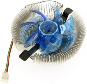 Вентилятор PCCooler E91M S775/115X/AM2/AM3/AM4/FM1/FM2 (48 шт/кор, TDP 78W, вент-р 90мм с PWM, синяя LED подсветка, 1000-2200RPM, 11-22dBa) фото №12468
